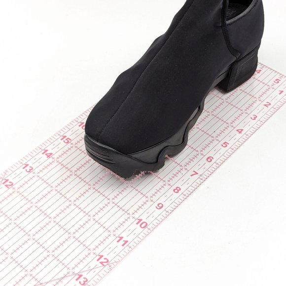 iRi Women WES Low Top Neoprene Navy Blue Platform Sneakers sz 6.5US EUR36.5 - Picture 3 of 12